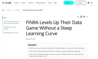 Preview of the Finra (The Financial Industry Regulatory Agency) Case Study