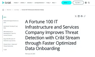 Preview of the Fortune 100 IT Infrastructure and Services Company Case Study