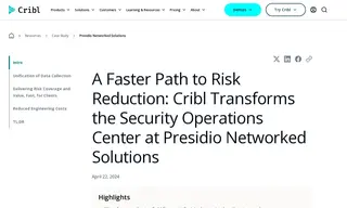 Preview of the Presidio Networked Solutions Case Study