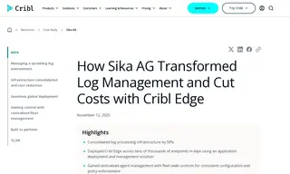 Preview of the Sika AG Case Study