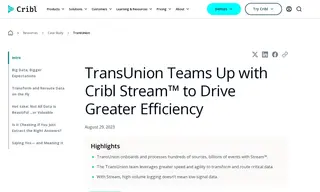 Preview of the TransUnion Case Study