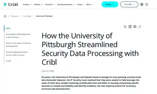 Preview of the University of Pittsburgh Case Study