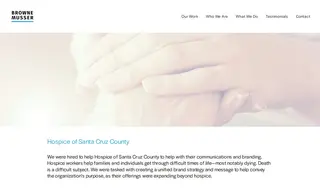 Preview of the Hospice of Santa Cruz County Case Study