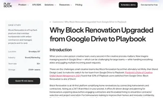 Preview of the Block Renovation Case Study