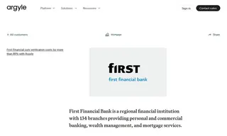 Preview of the First Financial Bank Case Study