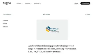 Preview of the American Pacific Mortgage Case Study