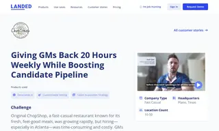 Preview of the Original ChopShop Case Study