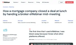 Preview of the Fortune 500 Mortgage Company Case Study