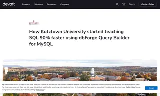 Preview of the Kutztown University College of Business Case Study
