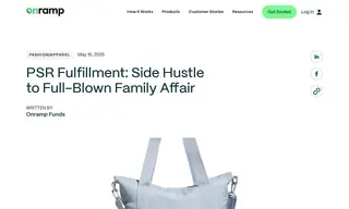 Preview of the PSR Fulfillment Case Study