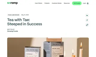 Preview of the Tea With Tae Case Study