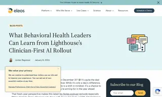 Preview of the Lighthouse Behavioral Wellness Centers Case Study