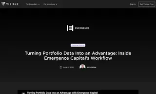 Preview of the Emergence Capital Case Study