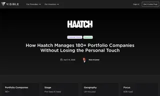 Preview of the Haatch Case Study