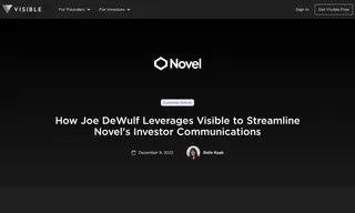 Preview of the Novel Case Study