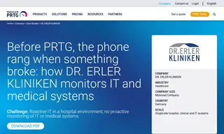 Preview of the DR. Erler Kliniken Case Study