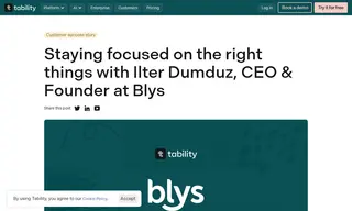 Preview of the Blys Case Study
