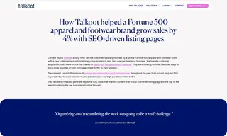 Preview of the Global Fortune 500 Apparel and Footwear Client Case Study