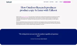 Preview of the Outdoor Research Case Study