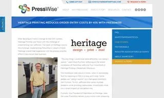 Preview of the Heritage Printing Case Study
