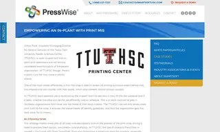 Preview of the Texas Tech University Health Sciences Center (ttuhsc) Case Study