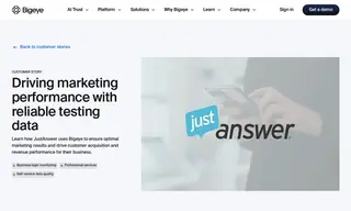 Preview of the JustAnswer Case Study