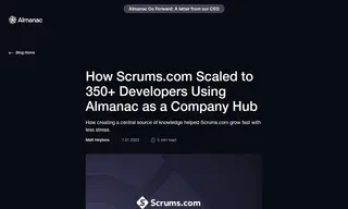 Preview of the Scrums.com Case Study