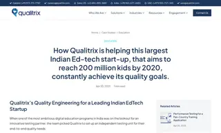 Preview of the Largest Indian Ed-tech Start-up Case Study