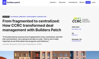 Preview of the California Community Reinvestment Corporation Case Study