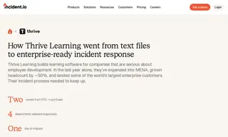 Preview of the THRIVE Learning Case Study
