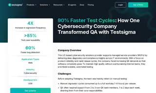 Preview of the This US-based Cybersecurity Solutions Provider Case Study