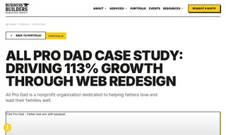 Preview of the All Pro Dad Case Study