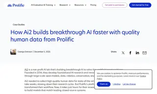 Preview of the Ai2 Case Study