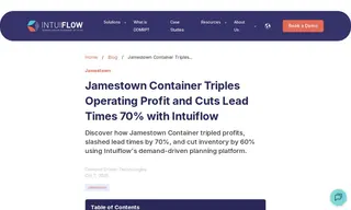 Preview of the Jamestown Container Companies Case Study