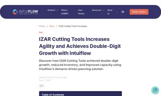 Preview of the IZAR Cutting Tools SAL Case Study