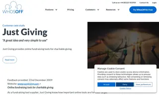 Preview of the Just Giving Case Study
