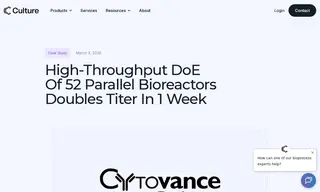 Preview of the Cytovance Biologics Case Study
