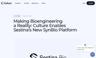 Preview of the Sestina Bio Case Study