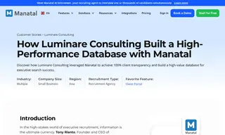 Preview of the Luminare Consulting Case Study