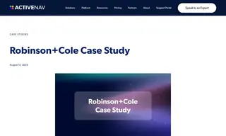 Preview of the Robinson+Cole Case Study