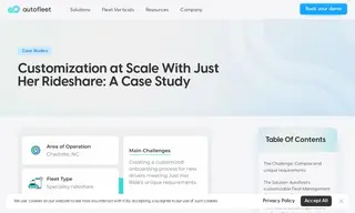 Preview of the Just Her Rideshare Case Study