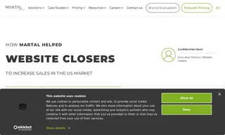 Preview of the Website Closers Case Study