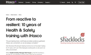 Preview of the Neil Shacklock Plumbing & Heating Contractors Ltd Case Study