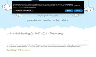 Preview of the Unbranded Brewing Co Case Study