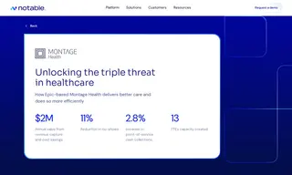 Preview of the Montage Health Case Study