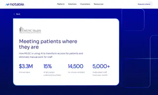 Preview of the MUSC Health Case Study
