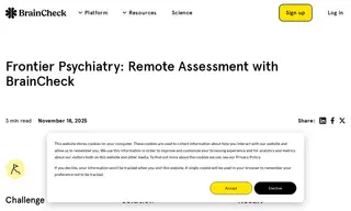 Preview of the Frontier Psychiatry Case Study
