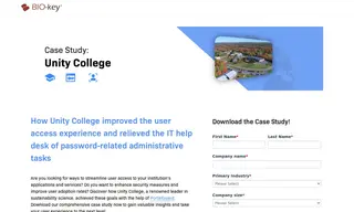 Preview of the Unity College Case Study