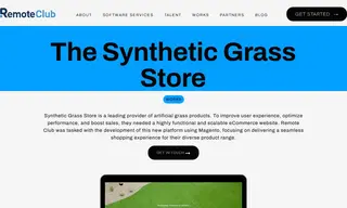 Preview of the Synthetic Grass Store Case Study