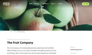 Preview of the The Fruit Company Case Study